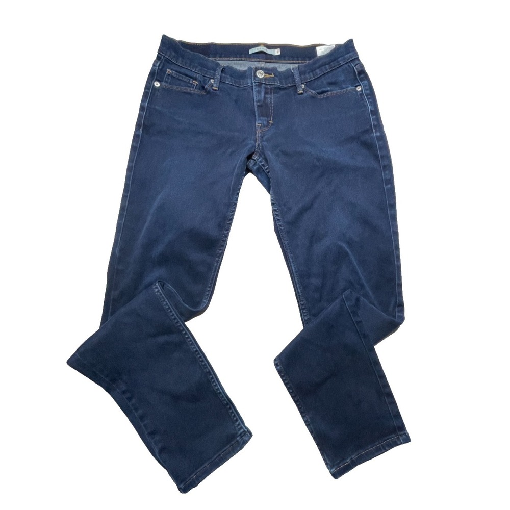 Levi's 524 Skinny Jeans Women Size 9M 29x32 Dark Indigo Denim Y2K Indie